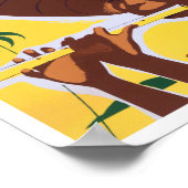 Poster jamaïcain vintage (Coin)