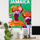 Poster Jamaïque (Bureau à domicile)