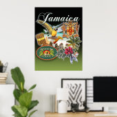 Poster jamaïque (Bureau à domicile)