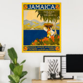 Poster Jamaïque (Bureau à domicile)