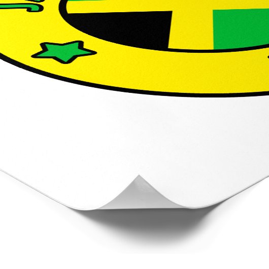 Poster Jamaïque Irie (Coin)