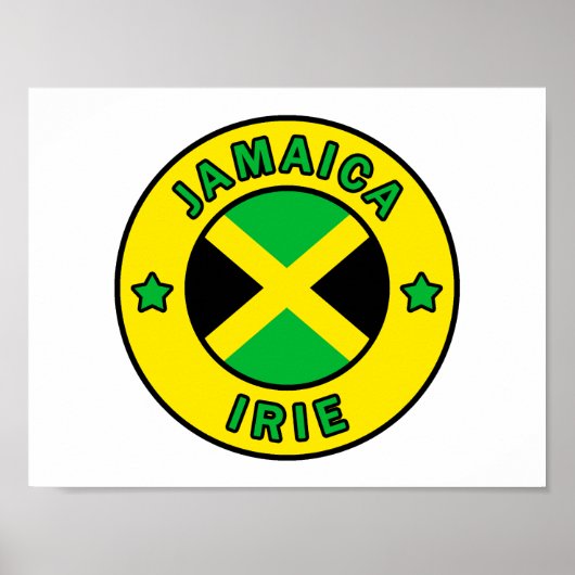 Poster Jamaïque Irie (Devant)