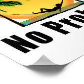 Poster Jamaïque : pas de problème (Coin)