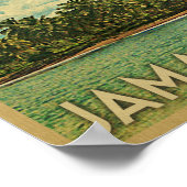 Poster Jamaïque - Poster Vintage voyage (Coin)