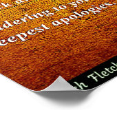 Poster Jamais assez (Coin)
