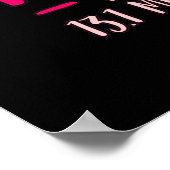 Poster Jamais Mess Avec Mama Half Marathon Runner (Coin)