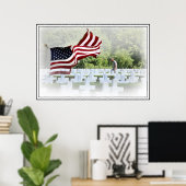 Poster Jamais oublié - Jour commémoratif (Bureau à domicile)