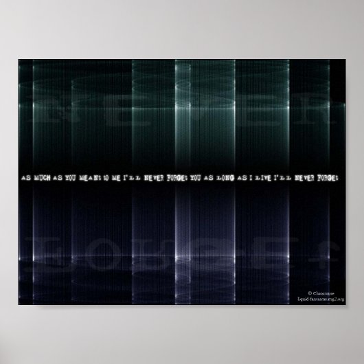 Poster jamais oublier (Devant)