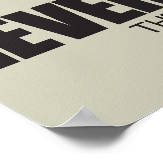 Poster jamais plus (Coin)