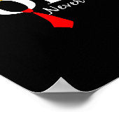 Poster Jamais plus drôle Trump Cheveux 2 (Coin)