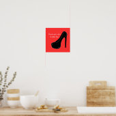 Poster Jamais rencontré une chaussure (Cuisine)