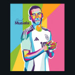 Poster Jamal Musiala Wpap Pop Art<br><div class="desc">Jamal Musiala pop art</div>
