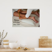 Poster Jambe de massage en bambou (Cuisine)