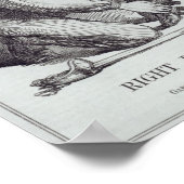 Poster Jambe droite au démarrage à Dernier' (Coin)