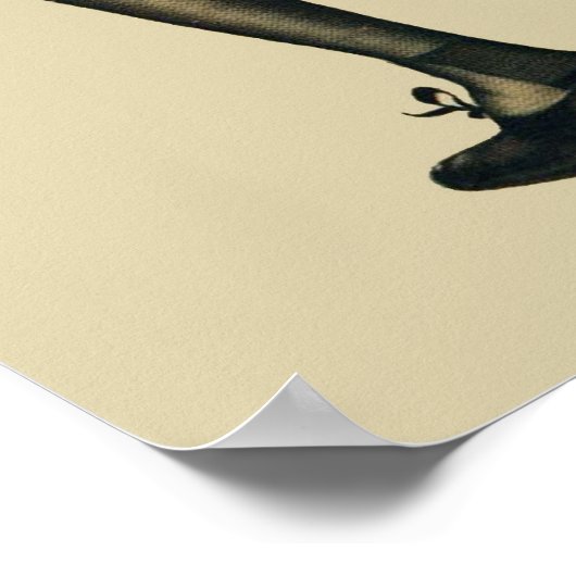 Poster Jambes vintages (Coin)