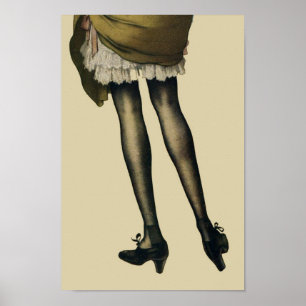 Poster Jambes vintages