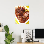 Poster Jambon séché doux et aigre [Muu Wan] (Bureau à domicile)