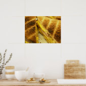 Poster Jambon toasté & fromage (Cuisine)