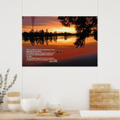 Poster James 1:22-24 Écriture Imprimer (Cuisine)