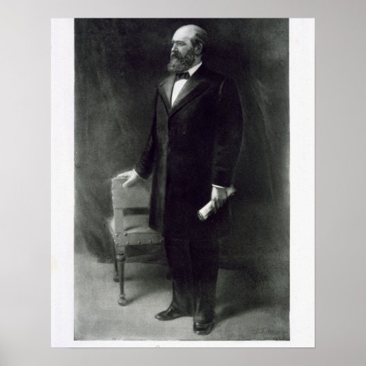 Poster James A. Garfield, 20e Président de l'United St (Devant)