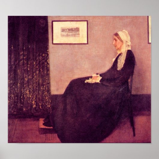Poster James Abbot McNeill Whistler - La mère de Whistler (Devant)