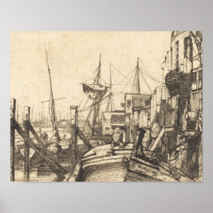Poster James Abbott McNeill Whistler - Limehouse