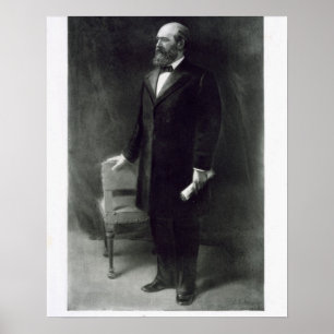 Poster James Abram Garfield, 20ème président du St uni