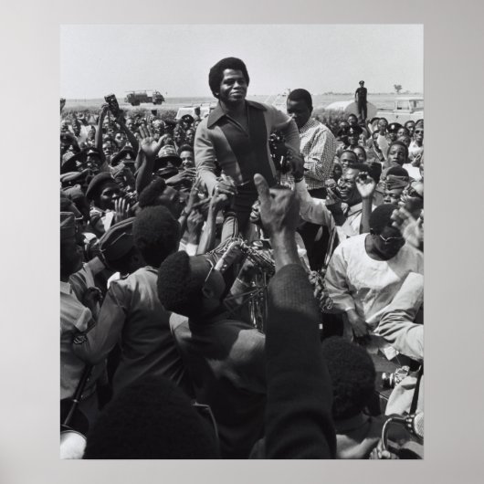Poster James Brown - aéroport de Kaduna, 1970 (Devant)