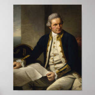 Poster James Cook Portrait