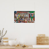 Poster James Ensor Entrée du Christ à Bruxelles en 1889 (Cuisine)