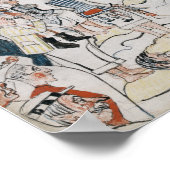 Poster James Ensor The Beach at Ostende (Coin)