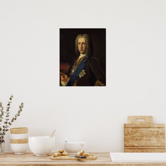Poster James Francis Edward Stuart par Anton Raphael Meng (Cuisine)