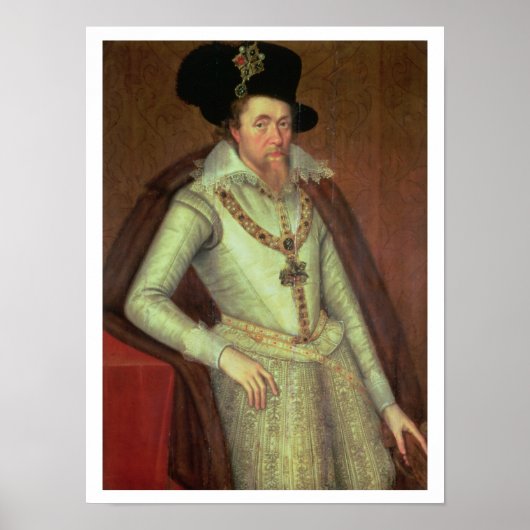 Poster James I (1603-25) et VI d'Écosse (1567-1625) (Devant)