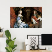 Poster James II et Anne Hyde par Sir Peter Lely (Bureau à domicile)