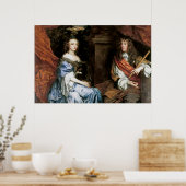 Poster James II et Anne Hyde par Sir Peter Lely (Cuisine)