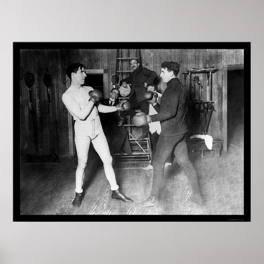 Poster James J. Corbett Boxing 1905 (Devant)