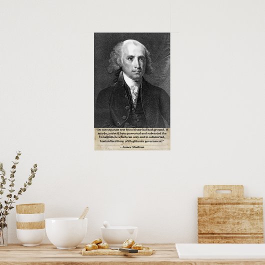Poster James Madison (Cuisine)