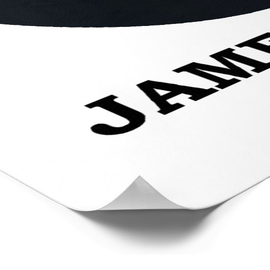 Poster James Madison Connaissances pour toujours Gouverna (Coin)