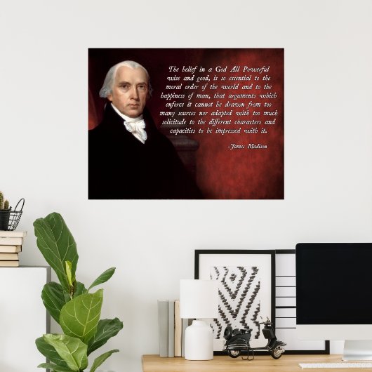 Poster James Madison God (Bureau à domicile)