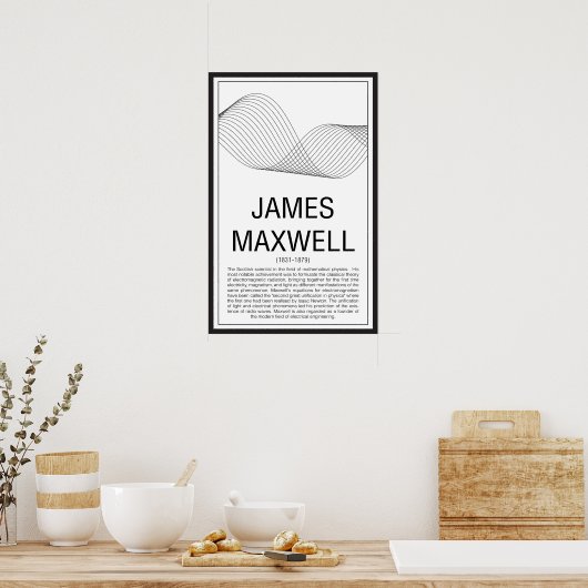 Poster James Maxwell (Cuisine)