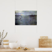 Poster James McNeill Whistler Nocturne Bleu et Or (Cuisine)