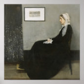 Poster James McNeill Whistler Portrait La mère de Whistle (Devant)
