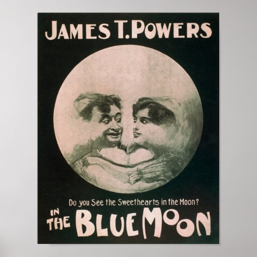 Poster James T. Powers au théâtre Blue Moon (Devant)