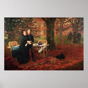 Poster James Tissot   Empress Eugenie & Eugene-Louis Napo