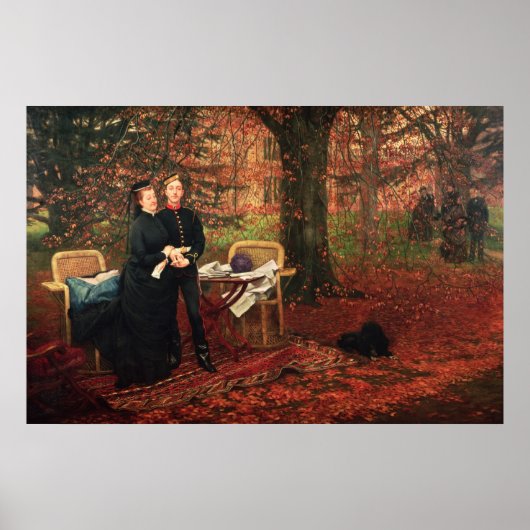 Poster James Tissot | Empress Eugenie & Eugene-Louis Napo (Devant)