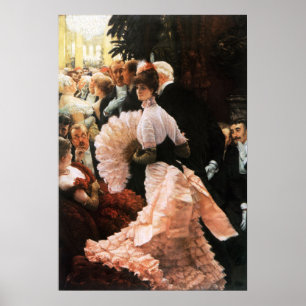 Poster James Tissot L'Affiche De La Dame Politique