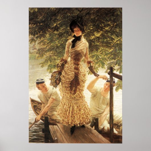 Poster James Tissot Sur L'Affiche De La Tamise (Devant)
