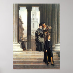 Poster James Tissot - visiteurs à Londres