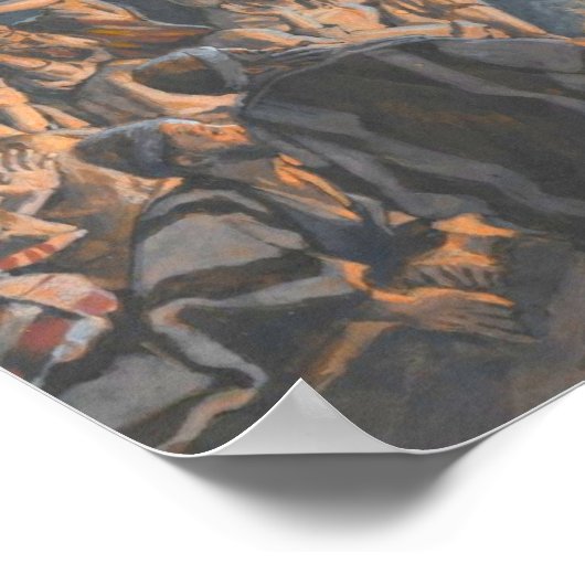 Poster James Tissot's - L'Ange Et Les Bergers (Coin)