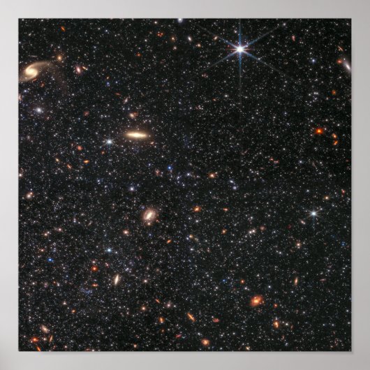 Poster James Webb Telescope Nwarf Galaxy (Devant)